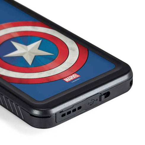 Marvel Captain America Shield Galaxy S24 Plus Waterproof Case
