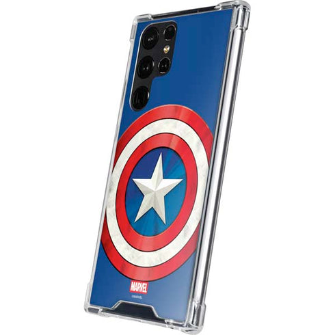 Marvel Captain America Shield Galaxy S24 Ultra Clear Case