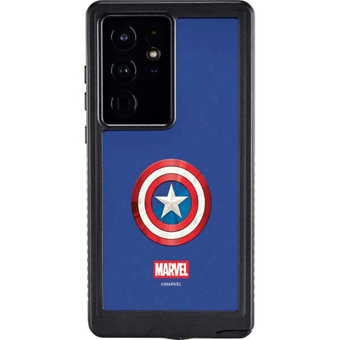 Marvel Captain America Shield Galaxy S24 Ultra Waterproof Case