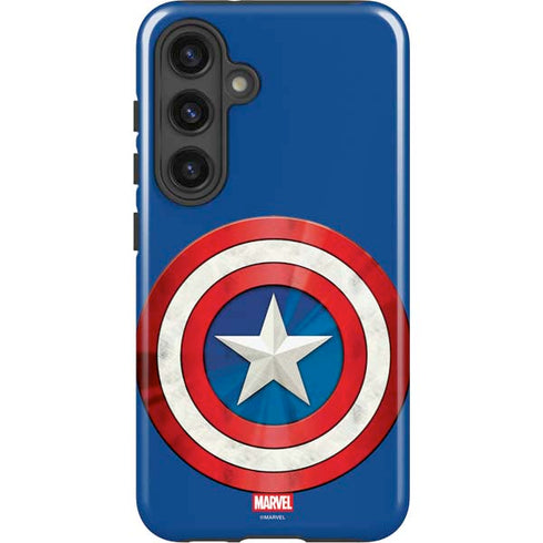 Marvel Captain America Shield Galaxy S25 Impact Case