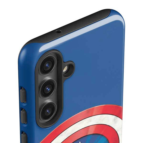 Marvel Captain America Shield Galaxy S25 Impact Case
