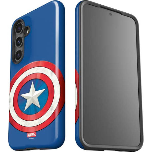 Marvel Captain America Shield Galaxy S25 Plus Impact Case