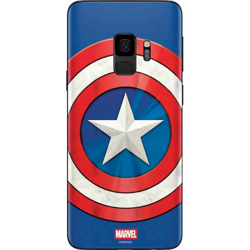 Marvel Captain America Shield Galaxy S9 Skin
