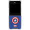 Marvel Captain America Shield Galaxy Z Flip6 Clear Case