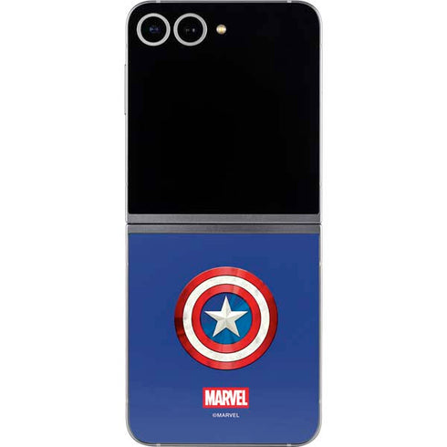Marvel Captain America Shield Galaxy Z Flip6 Skin