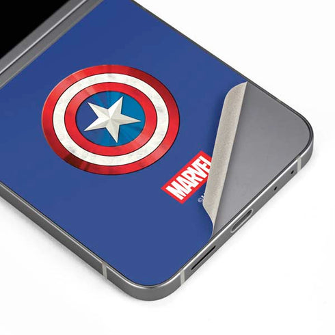 Marvel Captain America Shield Galaxy Z Flip6 Skin
