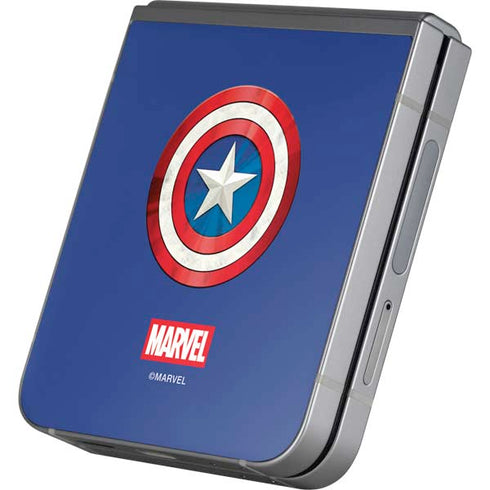 Marvel Captain America Shield Galaxy Z Flip6 Skin
