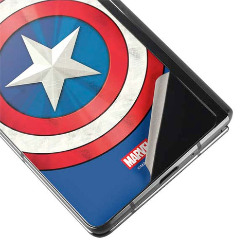 Marvel Captain America Shield Galaxy Z Fold2 5G Skin