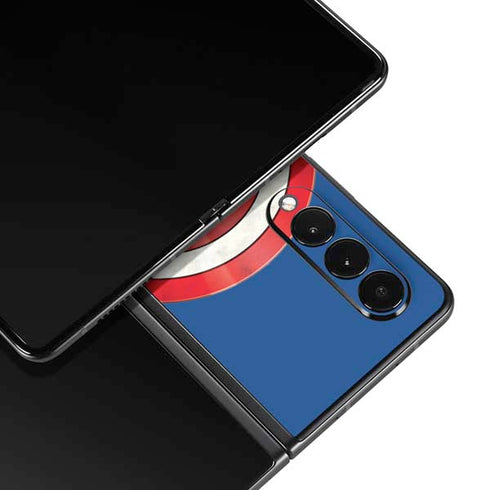 Marvel Captain America Shield Galaxy Z Fold3 5G Skin