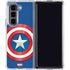 Marvel Captain America Shield Galaxy Z Fold5 5G Clear Case
