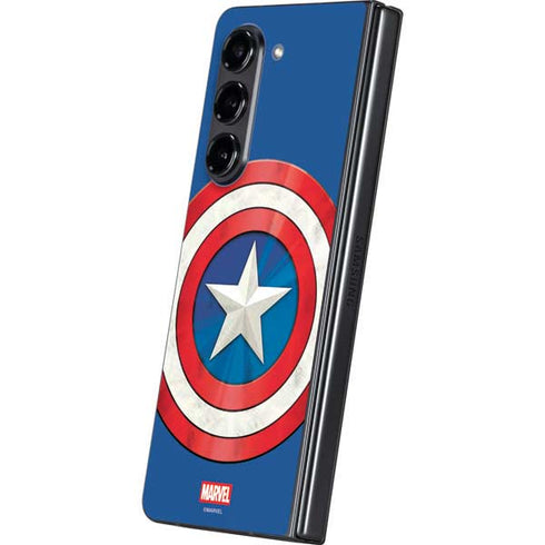 Marvel Captain America Shield Galaxy Z Fold5 5G Skin