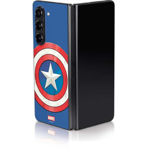 Marvel Captain America Shield Galaxy Z Fold5 5G Skin