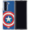 Marvel Captain America Shield Galaxy Z Fold6 Clear Case