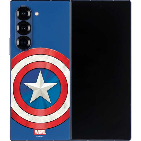 Marvel Captain America Shield Galaxy Z Fold6 Skin