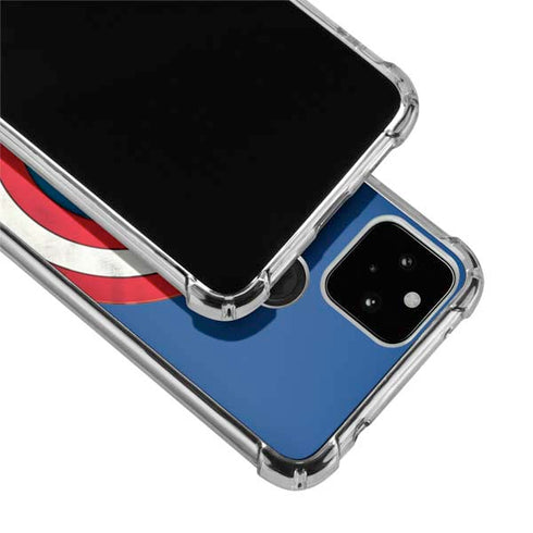 Marvel Captain America Shield Google Pixel 5 Clear Case