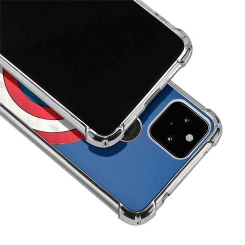 Marvel Captain America Shield Google Pixel 5a 5G Clear Case