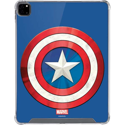 Marvel Captain America Shield iPad Pro 12.9in (2020) Clear Case