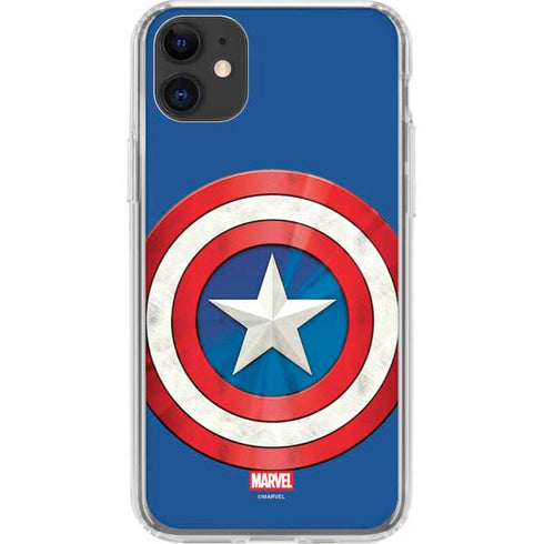 Marvel Captain America Shield iPhone 11 Clear Case