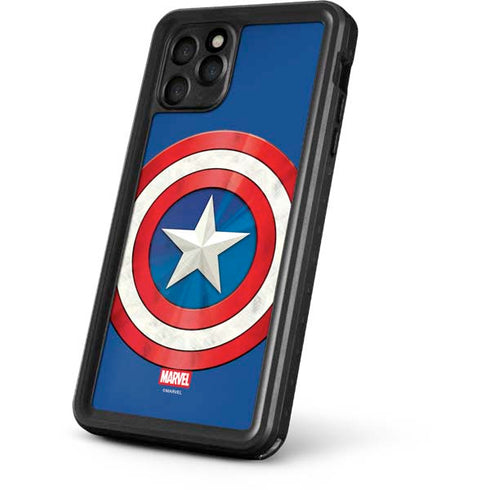 Marvel Captain America Shield iPhone 11 Pro Max Waterproof Case