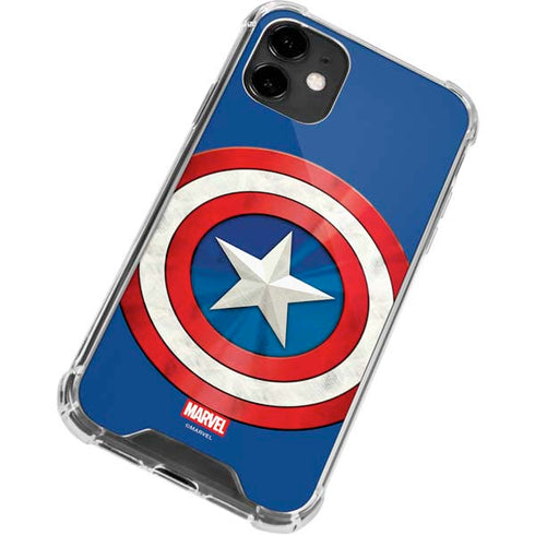 Marvel Captain America Shield iPhone 12 Clear Case
