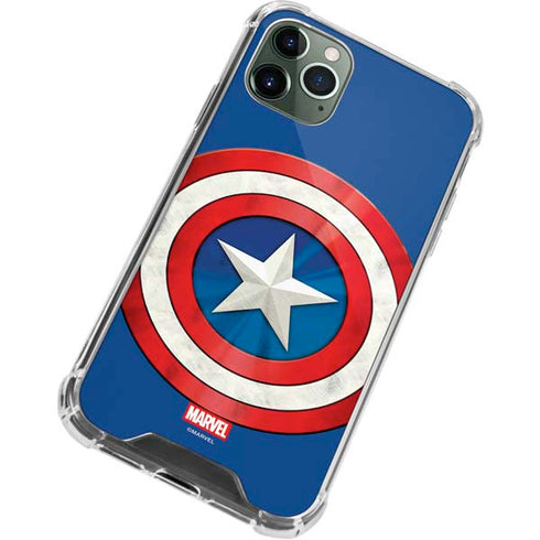 Marvel Captain America Shield iPhone 12 Pro Clear Case