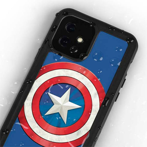 Marvel Captain America Shield iPhone 12 Waterproof Case