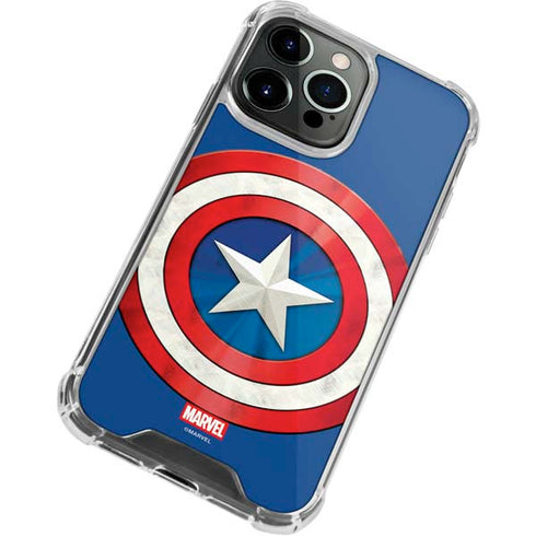 Marvel Captain America Shield iPhone 13 Pro Clear Case