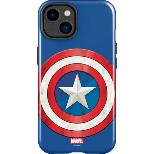 Marvel Captain America Shield iPhone 14 Plus Impact Case