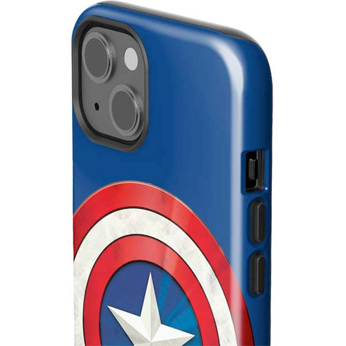 Marvel Captain America Shield iPhone 14 Plus Impact Case