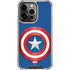 Marvel Captain America Shield iPhone 14 Pro Clear Case