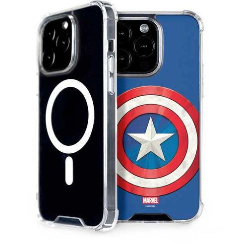 Marvel Captain America Shield iPhone 14 Pro MagSafe Case