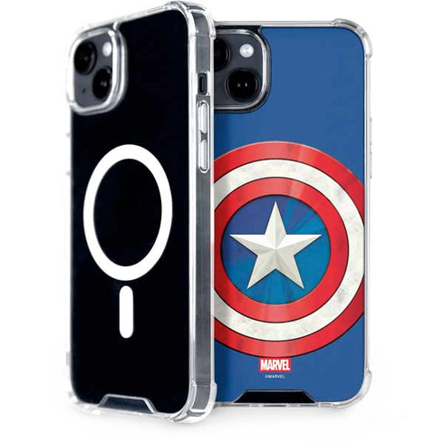 Marvel Captain America Shield iPhone 15 MagSafe Case