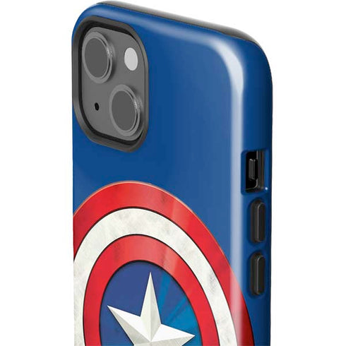 Marvel Captain America Shield iPhone 15 Plus Impact Case