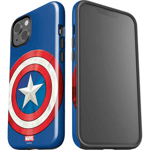Marvel Captain America Shield iPhone 15 Plus Impact Case