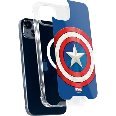 Marvel Captain America Shield iPhone 15 Plus MagSafe Case