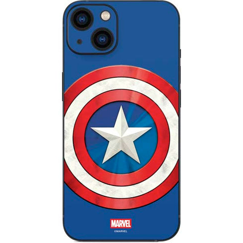 Marvel Captain America Shield iPhone 15 Plus Skin