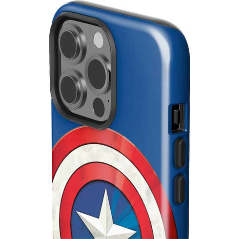 Marvel Captain America Shield iPhone 15 Pro Impact Case