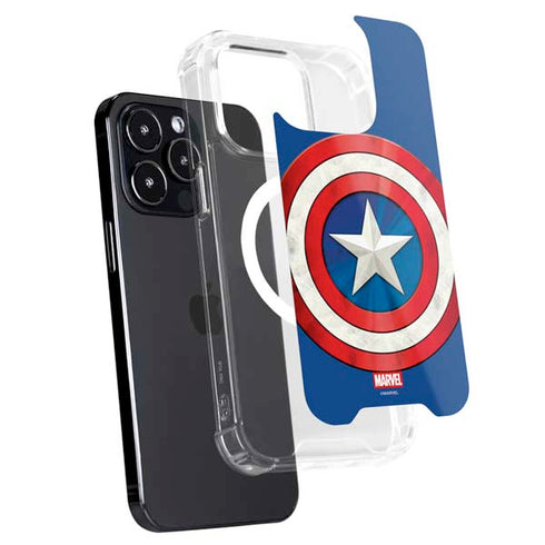 Marvel Captain America Shield iPhone 15 Pro MagSafe Case