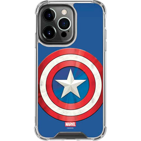 Marvel Captain America Shield iPhone 15 Pro Max Clear Case