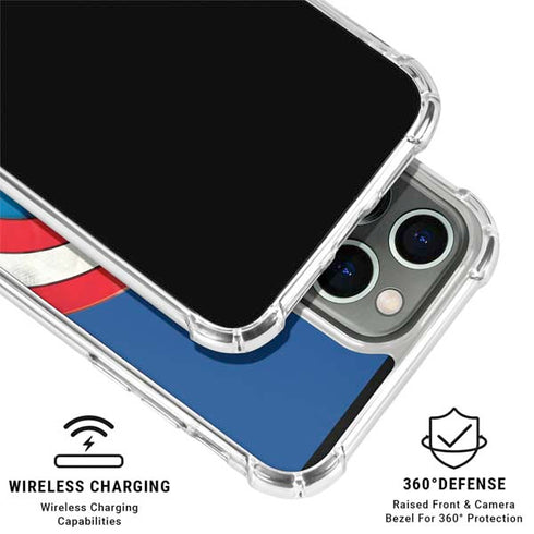 Marvel Captain America Shield iPhone 15 Pro Max Clear Case