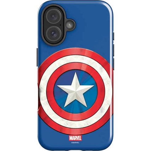 Marvel Captain America Shield iPhone 16 Impact Case