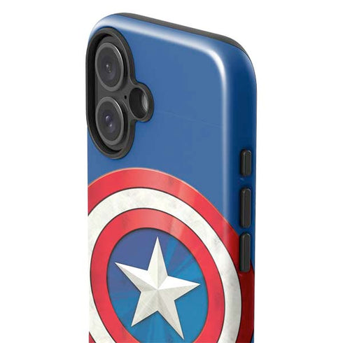 Marvel Captain America Shield iPhone 16 Impact Case