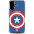 Marvel Captain America Shield iPhone 16 Plus Clear Case