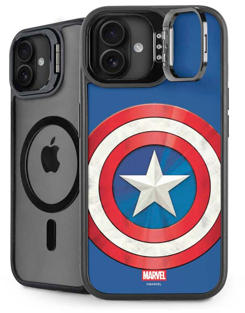 Marvel Captain America Shield iPhone 16 Plus Kickstand Case