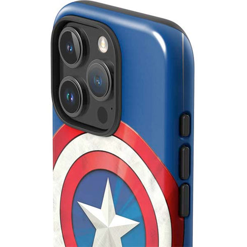 Marvel Captain America Shield iPhone 16 Pro Impact Case