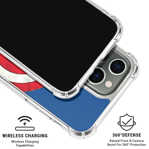 Marvel Captain America Shield iPhone 16 Pro Max Clear Case