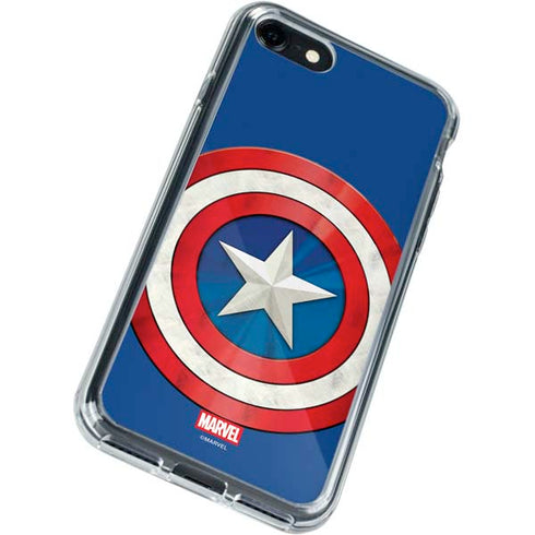Marvel Captain America Shield iPhone SE (2nd & 3rd Gen) Clear Case