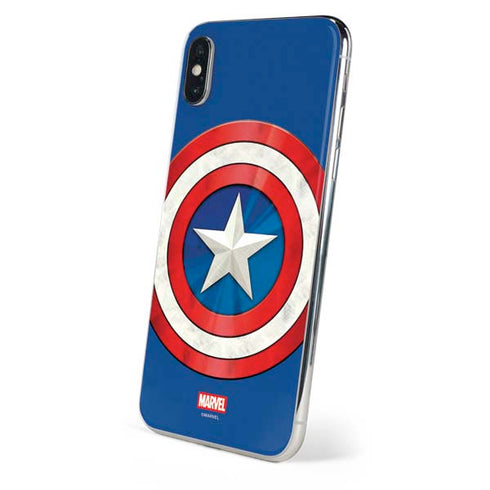 Marvel Captain America Shield iPhone X Skin