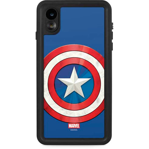 Marvel Captain America Shield iPhone XR Waterproof Case