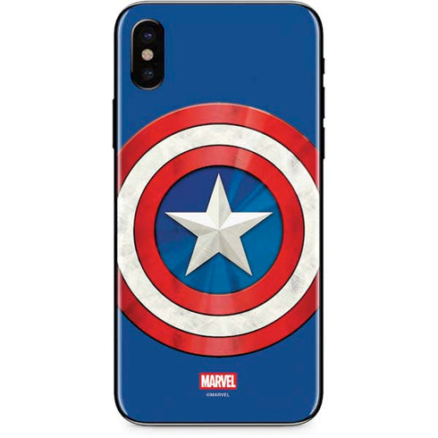 Marvel Captain America Shield iPhone XS Max Skin